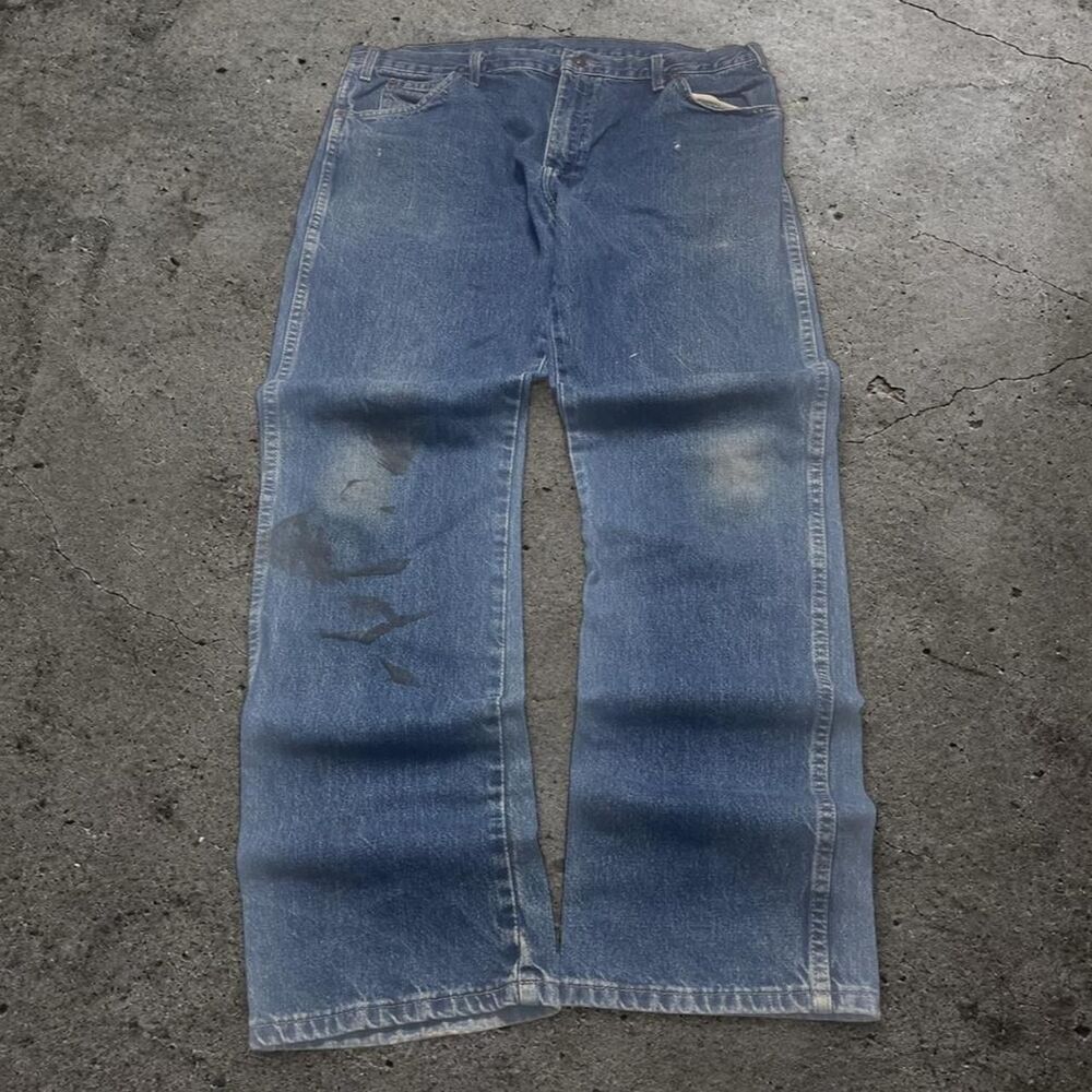 Dickies Men's Blue and Navy Jeans